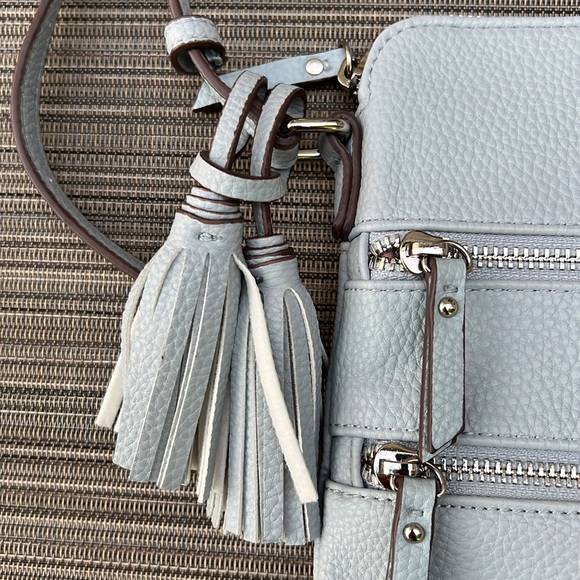 🎯Anne Klein Crossbody Bag Purse and Eyeglass Case Light Blue - Picture 3 of 14